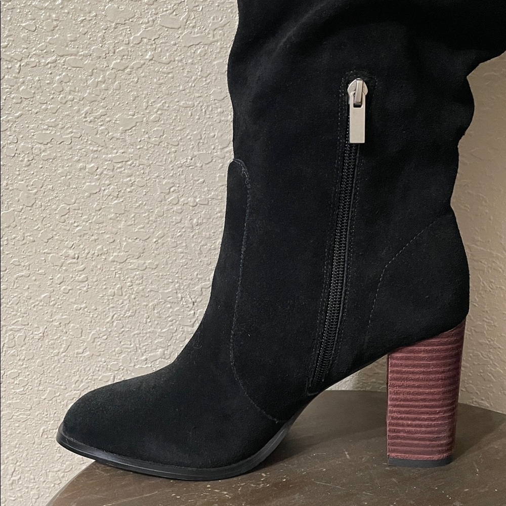 Splendid Gladis Black Suede Women's Boots - Picture 6 of 11